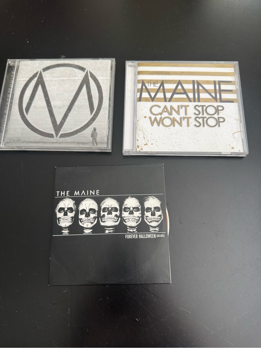 Lot Of 3 Preowned The Maine CDs Can’t Stop Won’t Stop, Forever Halloween and